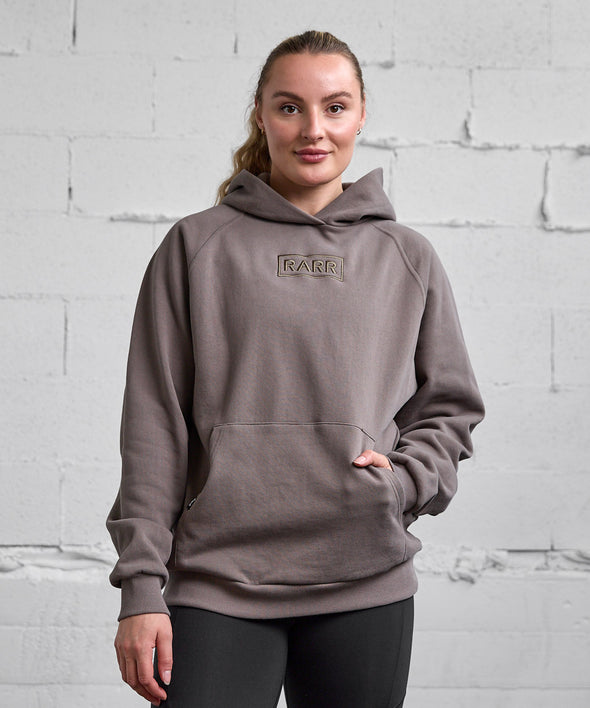 Embroidered Heavyweight Knit Hoodie